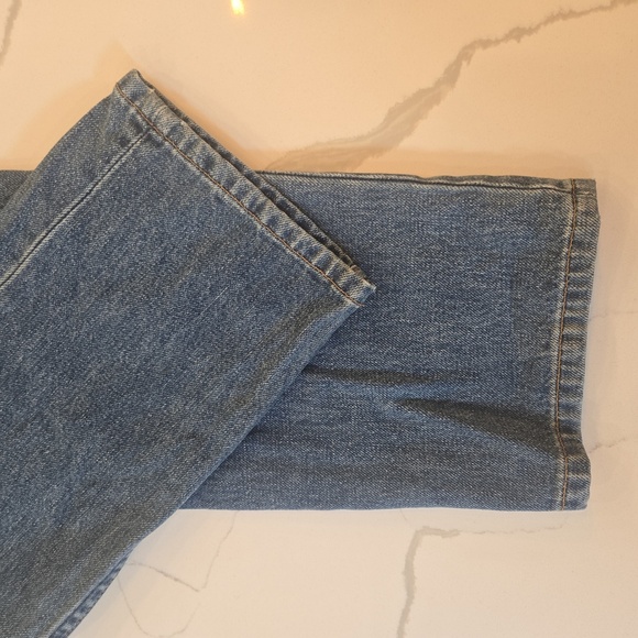 Reformation Womens Mid Rise Button Fly Medium Wash Jeans Blue Size 27 - Picture 6 of 9